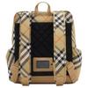 Burberry Проверить холщовый рюкзак бежевый несколько карманов повседневный для путешествий и поездок на работу 80898461