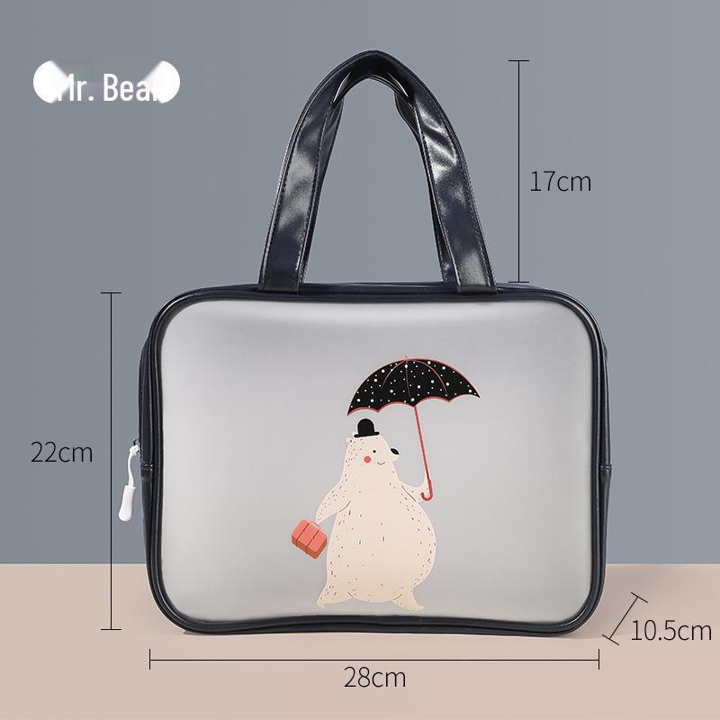 Водонепроницаемая прозрачная пляжная сумка из ТПУ с принтом логотипа - симпатичное решение для хранения вещей