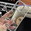 Tarot Wind Moon Star Pattern Phone Case For Iphone 17 15 14 13 Pro Max 11 12  Max 7 8 Plus  Stylish Shockproof Soft Coque Cover