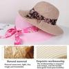 Women Travel Foldable Portable UV Protection Beach Hat Sun Visor Cap Straw Hat