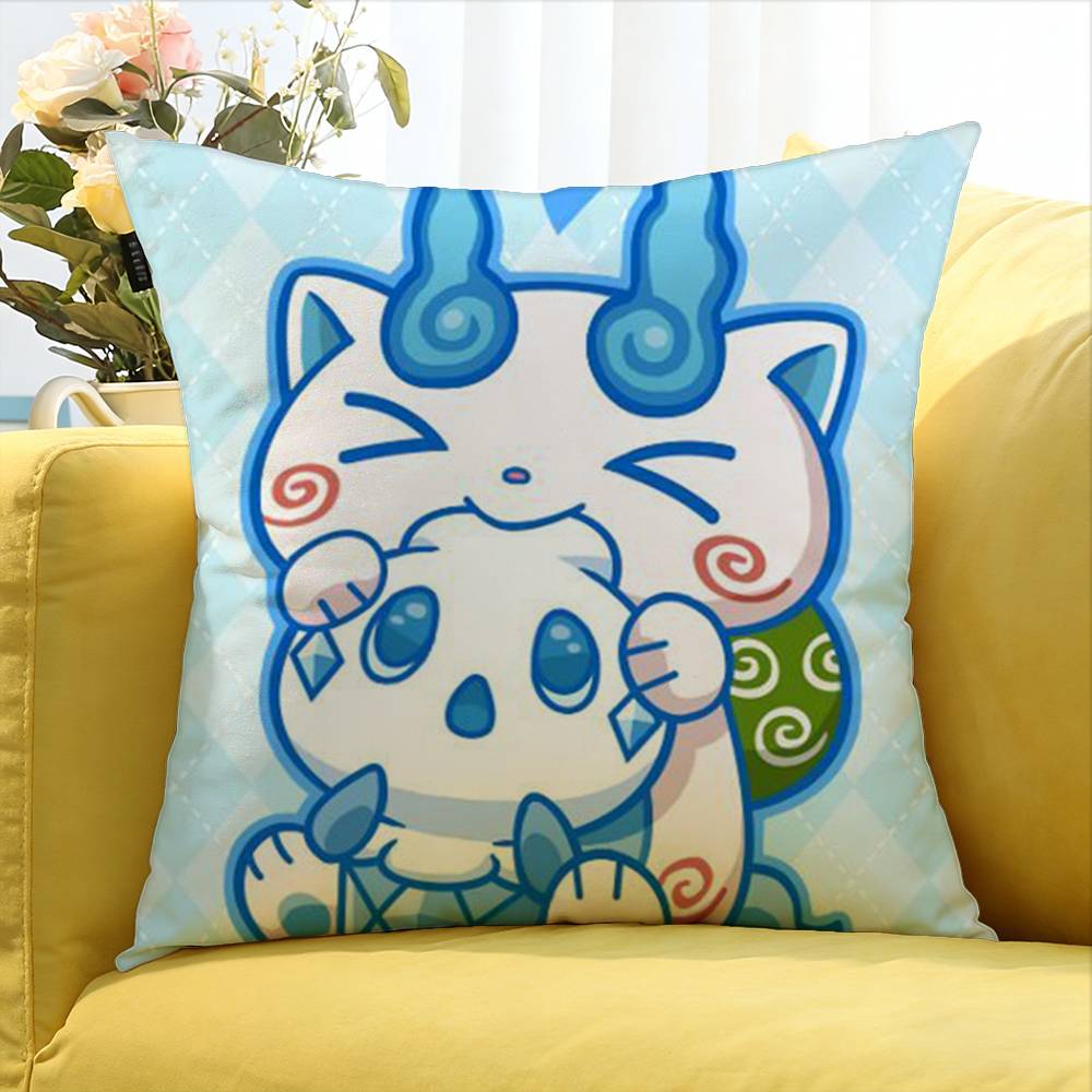 Anime Yo-Kai Watch Various Sizes Square Pillow Case For Car Home Bedchamber Decor