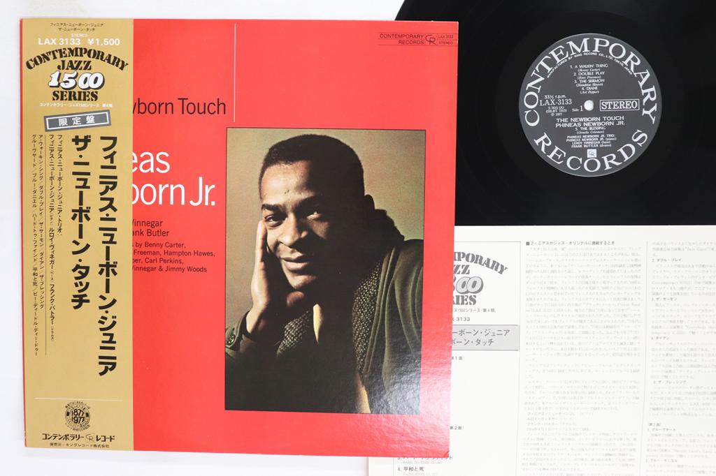 LP Пластинка PHINEAS NEWBORN JR. Новорожденный Touch LAX3133 CONTEMPORARY 1977 Япония Оби Джаз Б/у