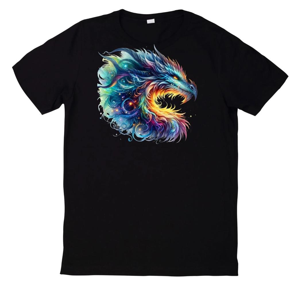 T-Shirt Fantasy Drachen Magischer Drache Motiv Baumwolle