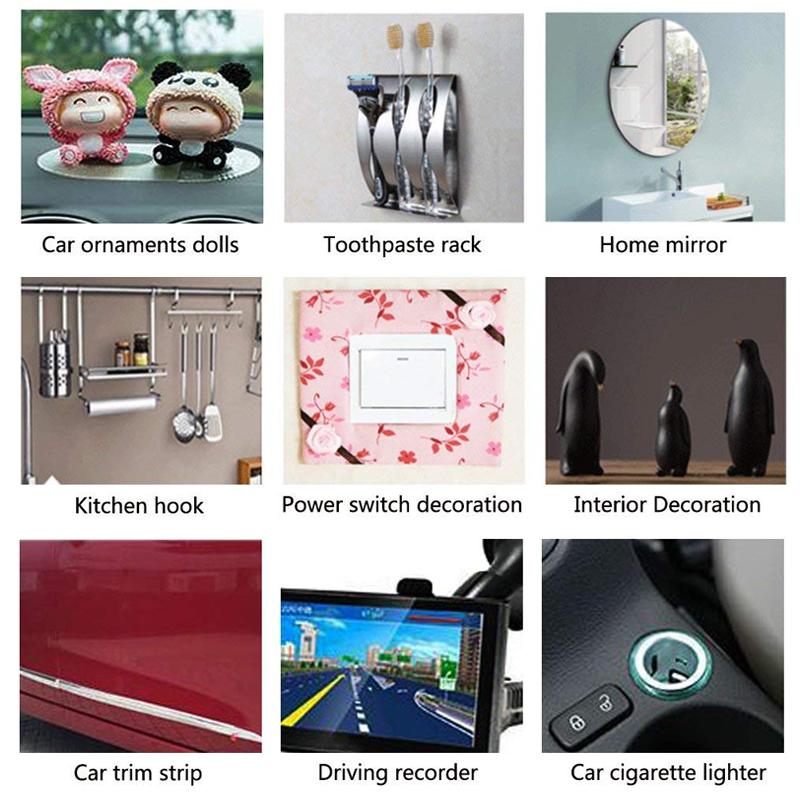 3/5/8/10/12/15/20/30/35 мм двухсторонняя клейкая лента акриловая прозрачная наклейка без следов для светодиодной ленты автомобиля фиксированный планшет фиксированный