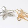 Stylish Starfish Hair Clip Durable Metal Hair Accessory For Women Elegant Updo And Low Ponytail