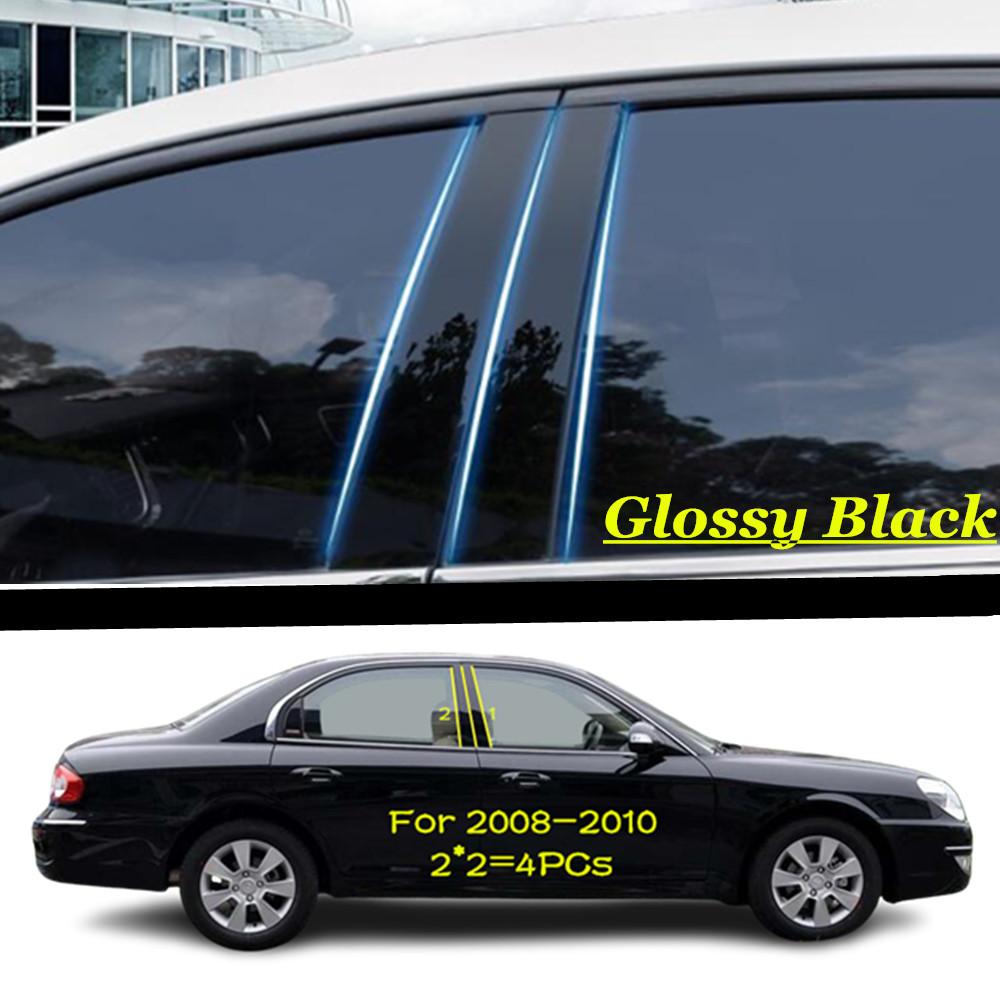 Для Hyundai Sonata 7-го 8-го 9-го 10-го поколений 2008-2024 Материал ПК Накладка на стойку кузова Отделка двери Молдинг окна Наклейка Пластина Аксессуары