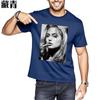 Tshirts for Unisex Graphic Short Sleeve Shirt Blonde Women Smoking Cigarette Daily Wear Casual Tee Cool Casual Summer Tshirt