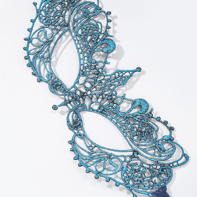 Горячее тиснение половина лица кружевная маска Хэллоуин поддельная маска сценический подиум маскарадные аксессуары