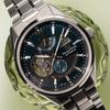[Orient Star] Современные скелетонные автоматические часы RK-AV0114E - Зеленые