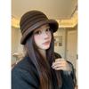 Women S Vintage Versatile Solid Color Bucket Hat For Fall Winter Slim Face Look