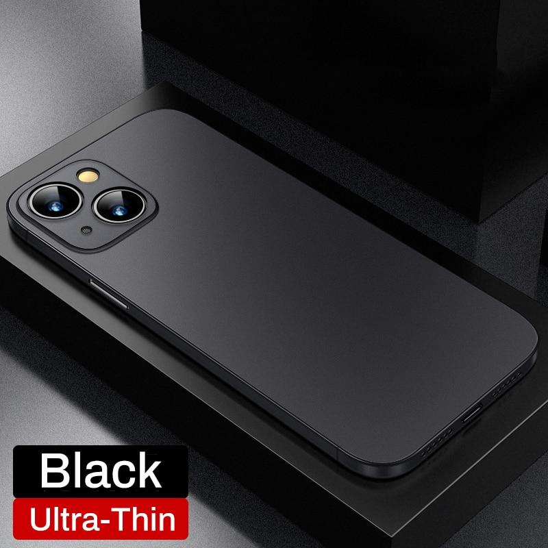 Роскошный ультратонкий мягкий чехол для iPhone 16 15 14 Plus 13 12 Mini 11 Pro Max X XR XS SE 7 8 Plus матовый тонкий полупрозрачный противоударный бампер