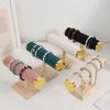 Wooden Bracelet Display Stand Hairband Watch Jewelry Storage Stand Jewelry Rack Holder Woman Girls