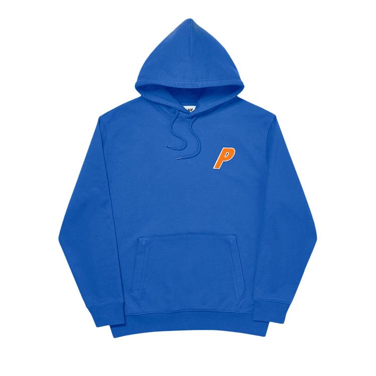 Palace Tri-Chenille Hood Blue Men Tops P18CS139