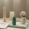 3D карандаш в форме силиконовой свечи DIY цилиндрическая ароматерапевтическая свеча мыло гипсовая смола ручное изготовление свечей ручная форма