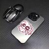 H-Hazbin H-Hotel Angel Dust Colorful Silver Back Phone Case For IPhone 17 16 15 14 13 12 11 Plus Pro Max Plus