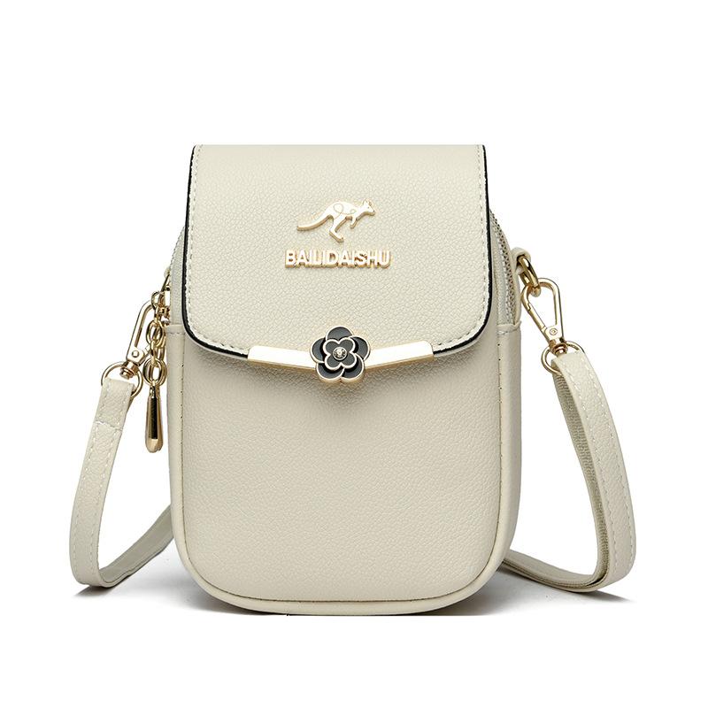 Весенняя новая модная сумка для мобильного телефона, сумка через плечо для женщин, многослойная