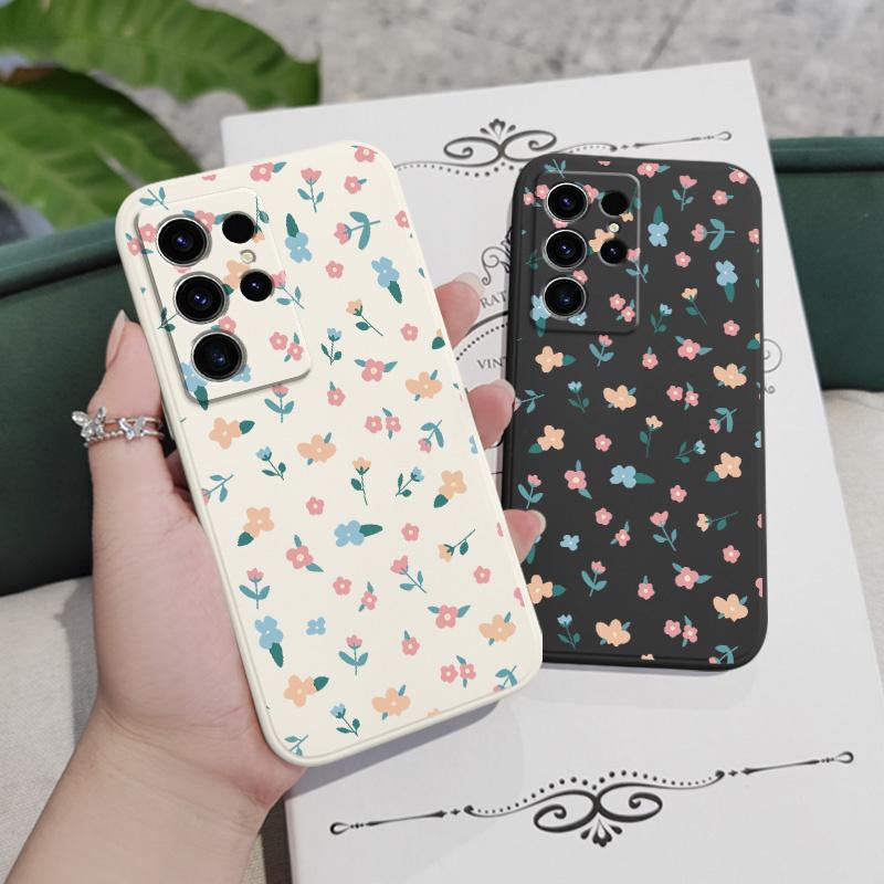 Чехол для телефона 'Пьяные опавшие цветы' для Samsung Galaxy S25 S24 S23 S22 S21 S20 S10 S10E Ultra Plus FE Note 20 Ultra Plus