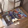 Custom Name Personalized Transformers Print Carpet, Versatile Home Decor Rug, for Playroom, Apartment, Balcony, Entryway, Hallway Gift