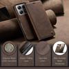 Для Xiaomi 14T Pro Чехол CASEME Серия 013 Держатель для карт Подставка Кожаный чехол для телефона