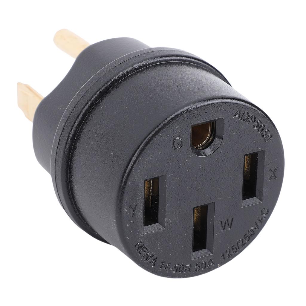 Generator Adapter Plug 50A Support for NEMA 14 50P To 14 50R for RV Campground Generator Power Socket