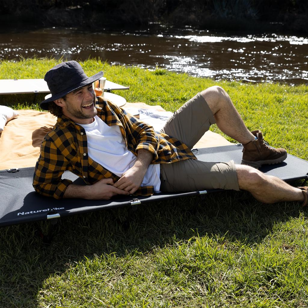 Naturehike Официальный магазин уличная раскладушка складная сверхвысокая грузоподъемность легко 7075 авиация легко для стихийных бедствий сумка для хранения на открытом воздухе в комплекте кровать, раскладушка,