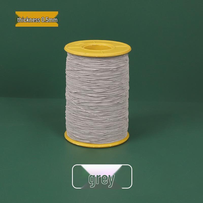 0.5mm High-Elastic Colored Sewing Thread - Super Fine, Durable, Round Cord for Clothing and Crafts