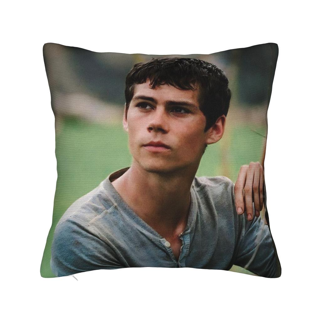 Dylan Obrien Actor Pillow Cover Merch Printed Cushion Cover Gift Throw Pillow Case Cover Home MultiSize