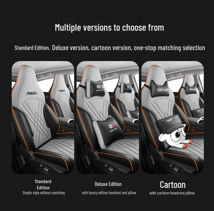 Новая модель Подушка на сиденье автомобиля из натуральной кожи для Dongfeng Fengshen L7 - Универсальная посадка для четырех сезонов