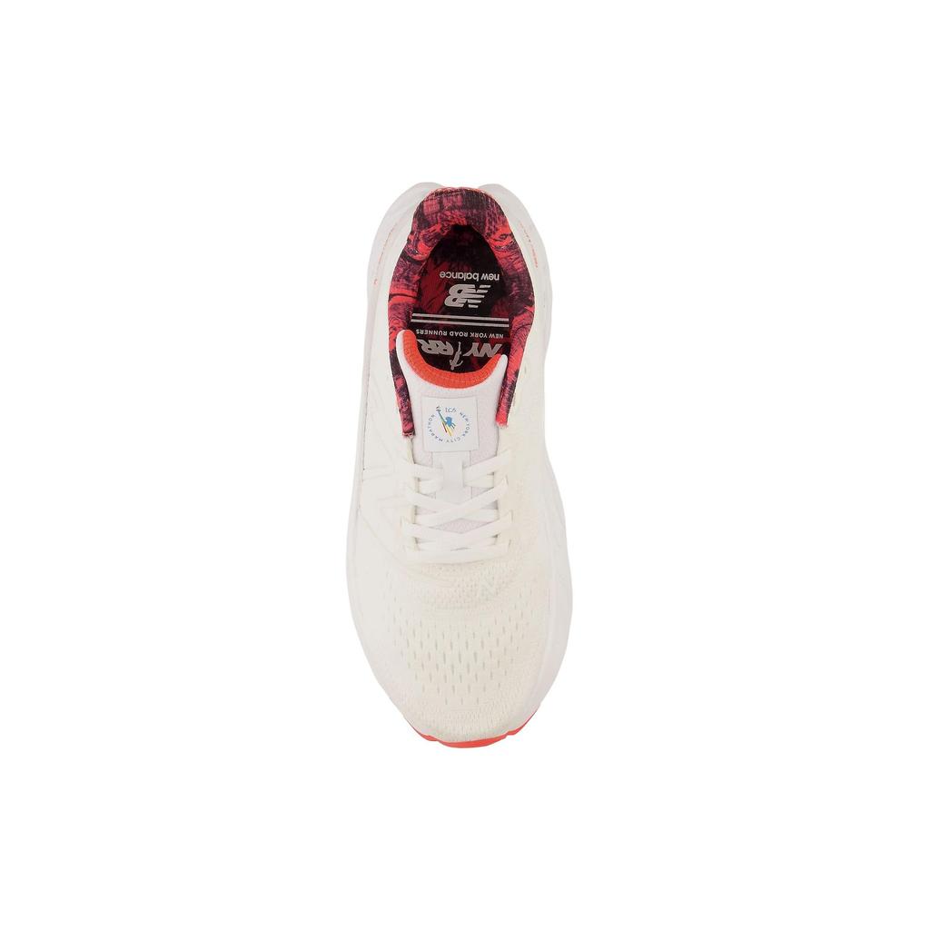 New Balance Женские кроссовки Fresh Foam X More v4 NYC Marathon White Electric-Red WMORRR4