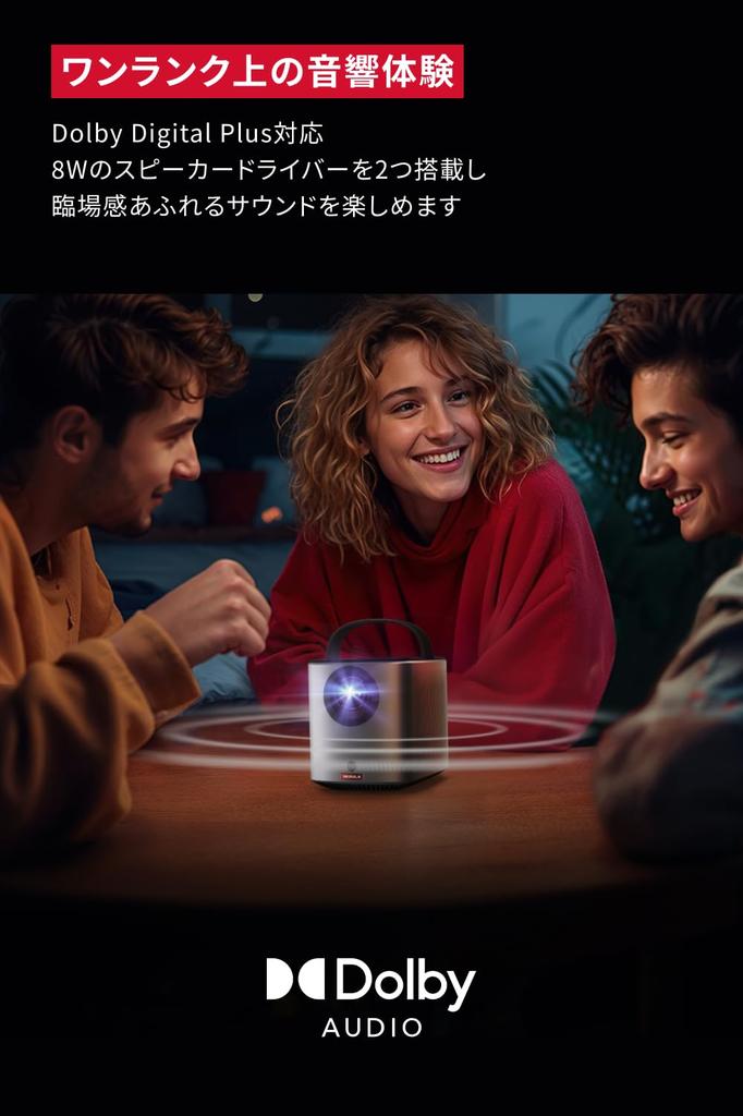 Проектор Anker Nebula Mars 3 Air с Google Full HD, 400 ANSI люмен, до 16 Вт динамики, автоматическое обнаружение препятствий, автоматическая коррекция трапецеидальных искажений