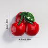 Resin Fruit Magnetic Patch Simulation Food Fridge Magnetic 3D Fruit Refrigerator Sticker AVE
