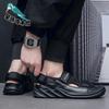 Men's Sandals Summer New Vietnamese Roman Casual Soft-soled Beach Shoes Breathable Bag Head Anti-sandals
