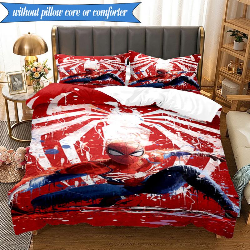 Red Spider 3pcs K-pop music group Bedding set,Ideal for Bedroom, Dormitory,Including Duvet Cover And 2pcs Pillowcases,Fan gifts