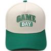 GAME DAY three-dimensional embroidery color matching truck driver hat European and American retro men's and women's casual sunshade baseball cap