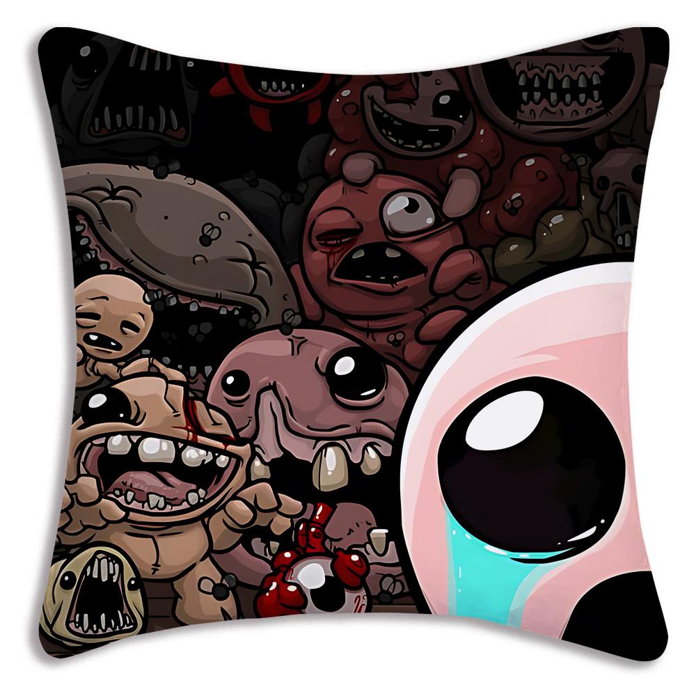 Мультяшные Наволочки The Binding of Isaac Мультяшные Декоративные Подушки для Дивана Домашние Двусторонние Короткий Плюш Милый Чехол для Подушки