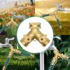 2 Way Garden Hose Splitters 3/4'' Y Way Connector Faucet Diverter Tap Hose Connector Hose Pipe