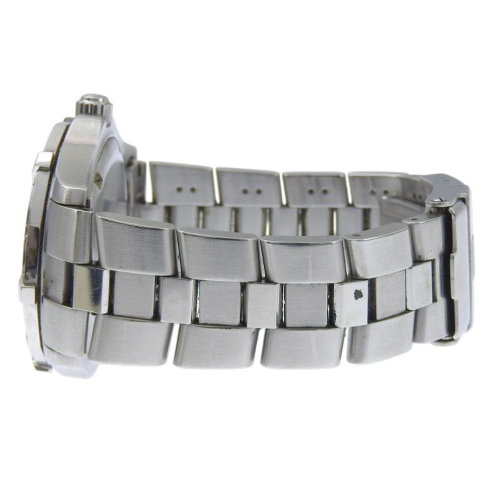 Tag Heuer 2000 Эксклюзивные Часы WN1112 синий Циферблат Нержавеющая Сталь Кварцевые Аналоговый дисплей мужские Б/У