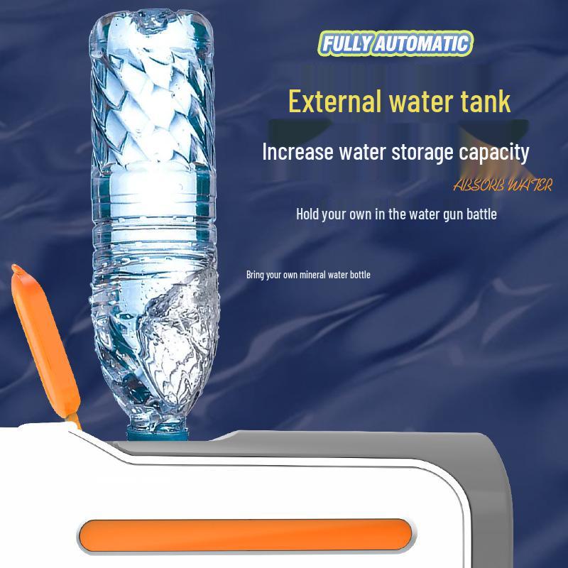 Automatic Pulse Water Gun: Rapid Fire, Easy Refill, Powerful Spray - Perfect for Songkran Festival Fun!