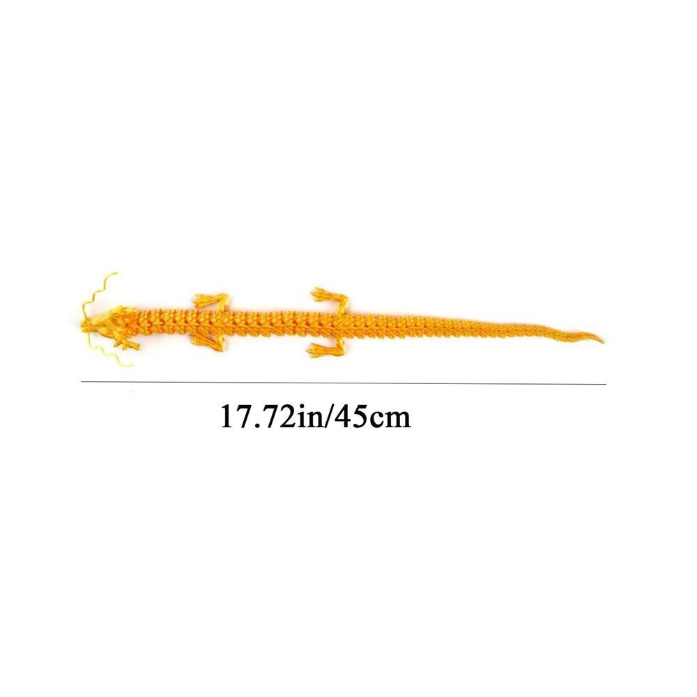3D Articulated Chinese Dragon Printed Chinese Dragon Ornament Kids Gifts
