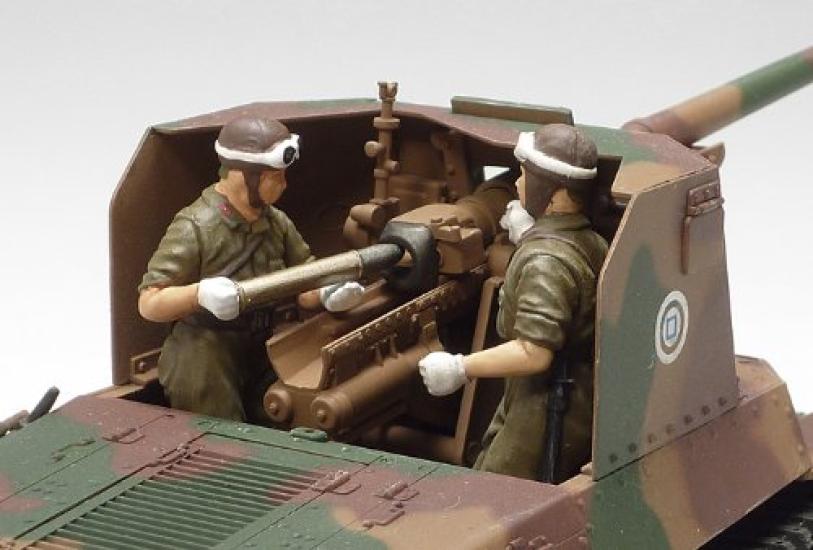 Tamiya Военно-миниатюрная серия 331 Японская армия Тип 1 Самоходная пушка с 6 фигурами Пластиковая модель 35331 1/35 №