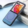 Роскошный кожаный однотонный чехол для телефона Motorola Razr 60 50 40 Ultra 5G, беспроводная зарядка, мягкий противоударный защитный чехол на заднюю панель