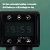 Цифровой таймер кормушка для аквариумов Автоматический дозатор корма Тихая работа Простая установка Дизайн для ухода за питомцами