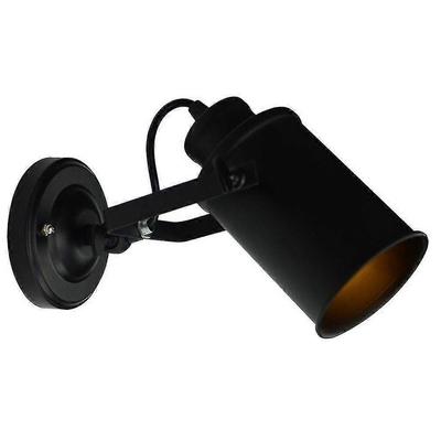 Retro Painted Iron Head Wall Lamp Wall-mounted Wall Lamp Adjustable Angle Wall Lamp