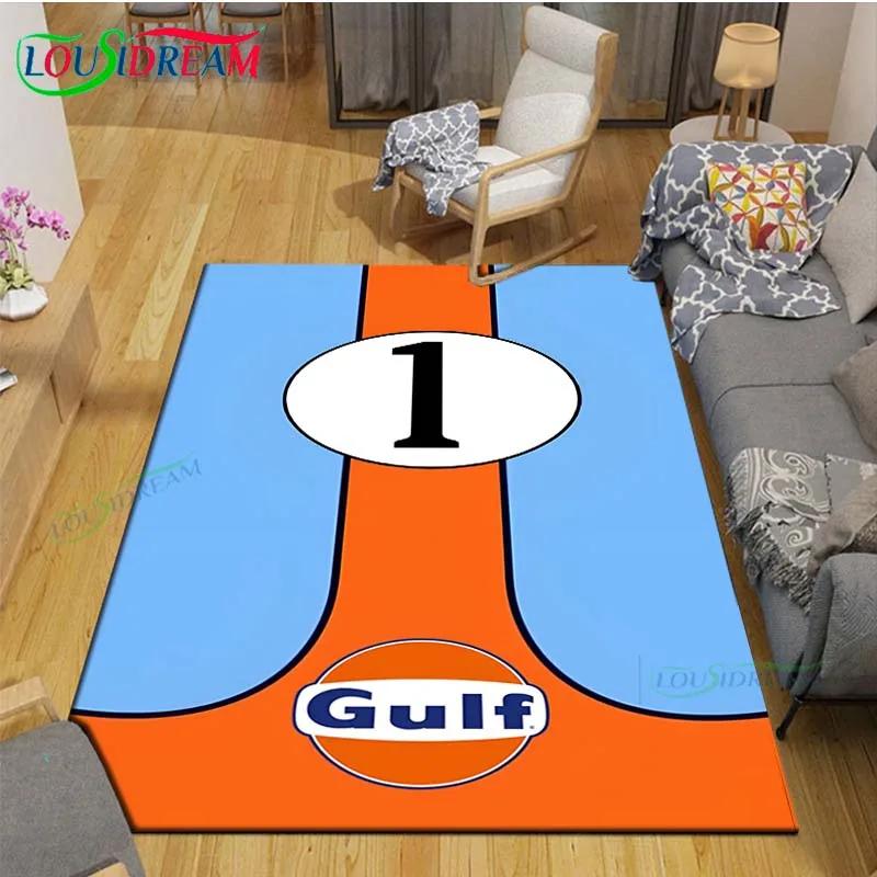 G-Gulf Racing Модные цифровые печатные ковры Гостиная Противоскользящий коврик Детская спальня Коврики Коврик для йоги Большой ковер Декор