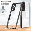 For Samsung Galaxy A14 5G/A14 4G 3-in-1 Transparent Phone Cover TPU+PC Camera Protection Anti-drop Case