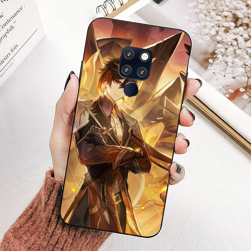 Genshin Impact God of Contracts Phone Case for Huawei Mate 20 10 9 40 30 Lite Pro X Nova 2 3i 7se