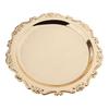 Сервировочная тарелка для десерта, золотое блюдо, витрина с фруктами, товары для дня рождения, 20 см