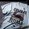 Helicopter Raid T-Shirt U.S. Flag Battle Tested Combat Proven Infantryman Tee