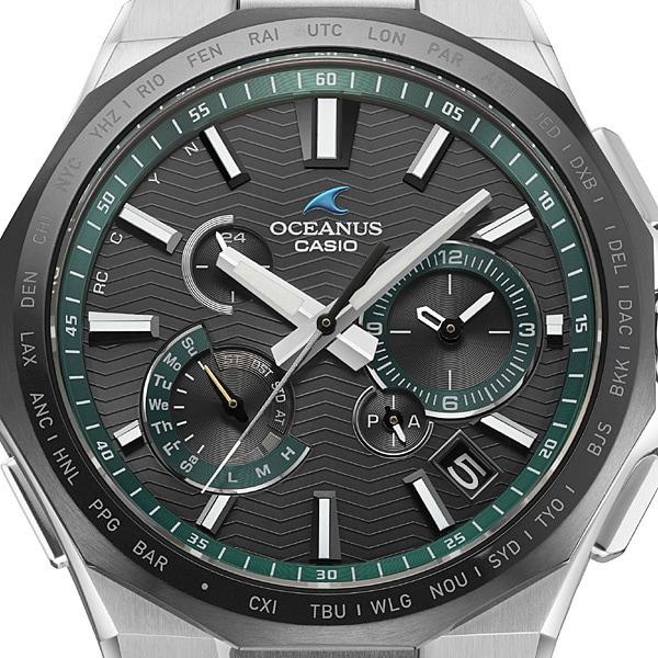 Casio Мужские часы OCEANUS OCW-T6000A-1AJF [OCEANUS Classic Line] круглые, серебристые, с многоиндексным аналоговым циферблатом