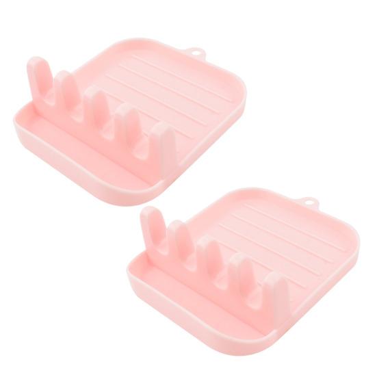 Yousheng 2 шт. подставка для крышки кастрюли, легко чистящаяся ложка, палочки для еды, держатель для отдыха, компактный держатель для кухонной утвари на столешнице для дома